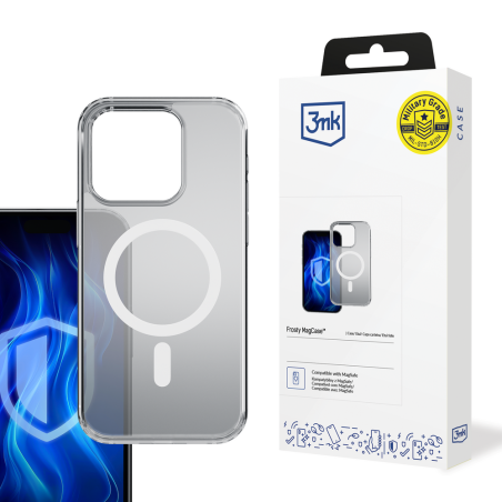 Kryt 3mk Frosty MagCase pro iPhone 16 Pro Max - white