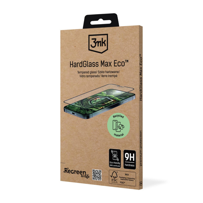 Ochranné sklo 3mk HardGlass Max Eco pro iPhone 14 Pro Max - transparentní