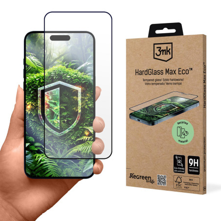 Ochranné sklo 3mk HardGlass Max Eco iPhone 16 Pro