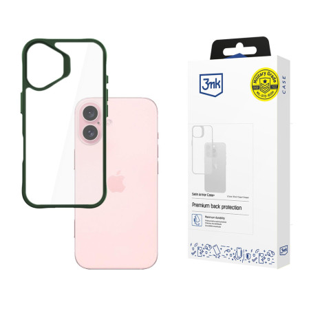 Kryt 3mk Satin Armor Case+ iPhone 16 – transparent