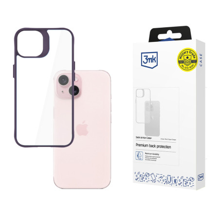 Kryt 3mk Satin Armor Case+ iPhone 15 – transparent