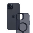Kryt 3mk Smoke Case Mag&Stand pro iPhone 15 Plus - black