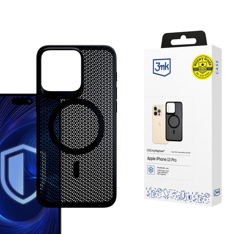 Kryt 3mk COOLing MagCase pro iPhone 13 Pro - černý