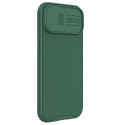 NILLKIN CamShield Pro Magnetic Ultra odolný MagSafe kryt s krytkou kamery pro iPhone 15 Plus, zelený