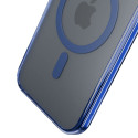 Kryt 3mk FROSTY MagCase pro iPhone 15 - transparentní (modrá)