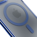 Kryt 3mk FROSTY MagCase pro iPhone 15 - transparentní (modrá)