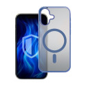 Kryt 3mk FROSTY MagCase pro iPhone 16 Plus – transparentní modrý