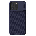 NILLKIN CamShield Pro Magnetic Ultra odolný MagSafe kryt s krytkou kamery pro iPhone 15 Pro Max, fialový