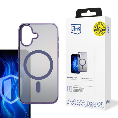 Kryt 3mk FROSTY MagCase pro iPhone 16 Plus - purple
