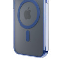 Kryt 3mk FROSTY MagCase pro iPhone 14 - transparentní modrá