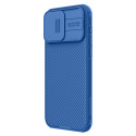 NILLKIN CamShield Pro Magnetic Ultra odolný MagSafe kryt s krytkou kamery pro iPhone 15 Pro Max, modrý