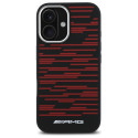 Kryt AMG Silicone Graphics MagSafe pro iPhone 16 černý