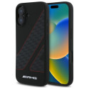 Kryt AMG Checkered Flag Pattern pro iPhone 16 - černý
