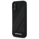 Kryt AMG Checkered Flag Pattern pro iPhone 16 - černý