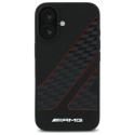 Kryt AMG Checkered Flag Pattern pro iPhone 16 - černý