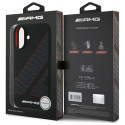 Kryt AMG Checkered Flag Pattern pro iPhone 16 - černý