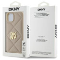Kryt DKNY QUILTED STACK pro iPhone 14 - beige