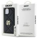 Kryt DKNY QUILTED STACK Logo pro iPhone 14 - černý