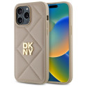 Kryt DKNY QUILTED STACK pro iPhone 14 Pro Max - béžová