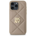 Kryt DKNY QUILTED STACK pro iPhone 14 Pro Max - béžová