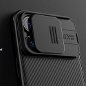 NILLKIN CamShield Pro Magnetic Ultra odolný MagSafe kryt s krytkou kamery pro iPhone 15 Pro Max, modrý