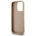 Kryt DKNY QUILTED STACK pro iPhone 15 Pro - béžový