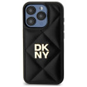 Kryt DKNY QUILTED STACK pro iPhone 15 Pro – černý