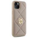 Kryt DKNY QUILTED STACK iPhone 15 Plus - béžová