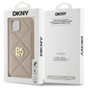 Kryt DKNY QUILTED STACK iPhone 15 Plus - béžová