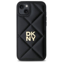 Kryt DKNY QUILTED STACK pro iPhone 15 Plus – černý