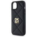 Kryt DKNY QUILTED STACK pro iPhone 15 Plus – černý