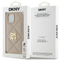 Kryt DKNY Quilted Stack pro iPhone 15 - béžová