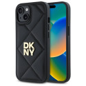 Kryt DKNY QUILTED STACK pro iPhone 15 - černý