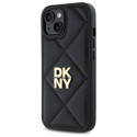 Kryt DKNY QUILTED STACK pro iPhone 15 - černý