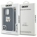Kryt DKNY WRIST STRAP STOCK LOGO pro iPhone 16 Pro - černý