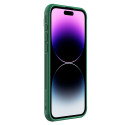 NILLKIN CamShield Pro Magnetic Ultra odolný MagSafe kryt s krytkou kamery pro iPhone 15 Pro Max, zelený
