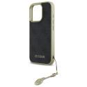 Kryt Guess 4G CHARMS Collection iPhone 16 Pro černý