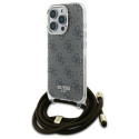 Kryt Guess 4G Print pro iPhone 16 Pro - hnědá