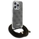 Kryt Guess 4G Print pro iPhone 16 Pro - hnědá