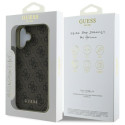 Kryt Guess 4G CHARMS COLLECTION pro iPhone 16 Plus - hnědý