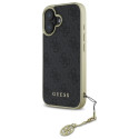 Kryt Guess 4G Charms Collection iPhone 16 Plus černý