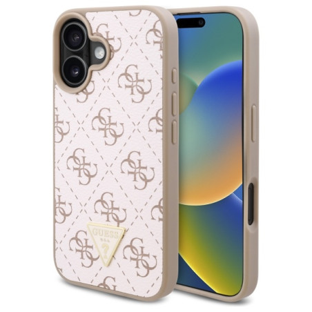 Kryt Guess New 4G TRIANGLE pro iPhone 16 Plus – bílá