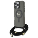 Kryt Guess CROSSBODY CORD SCRIPT pro iPhone 16 Pro