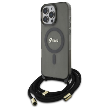 Kryt Guess CROSSBODY CORD SCRIPT pro iPhone 16 Pro