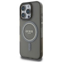 Kryt Guess IML Glitter Circle pro iPhone 16 Pro - černý