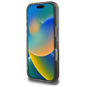 Kryt Guess IML Glitter Circle pro iPhone 16 Pro - černý