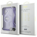 Kryt Guess Crossbody Cord Script MagSafe iPhone 16 - fialová