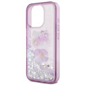 Kryt Hello Kitty LIQUID GLITTER 50TH pro iPhone 16 Pro Max fialová