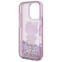 Kryt Hello Kitty LIQUID GLITTER 50TH pro iPhone 16 Pro Max fialová