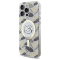 Kryt Hello Kitty IML GOLDEN LEAVES pro iPhone 16 Pro Max - bílý